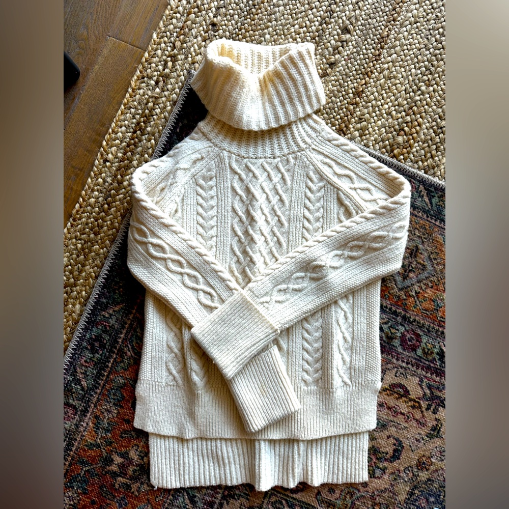 Madewell Wool Long Turtleneck | Size XS